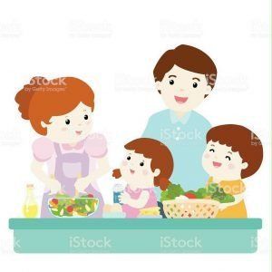happy-family-cook-healthy-food-together-vector-vector-id482398168-cooking 3
